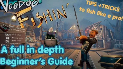 SL4GGY’s Voodoo Fishin' beginner-guide cover, with a puppet angler and the dock.